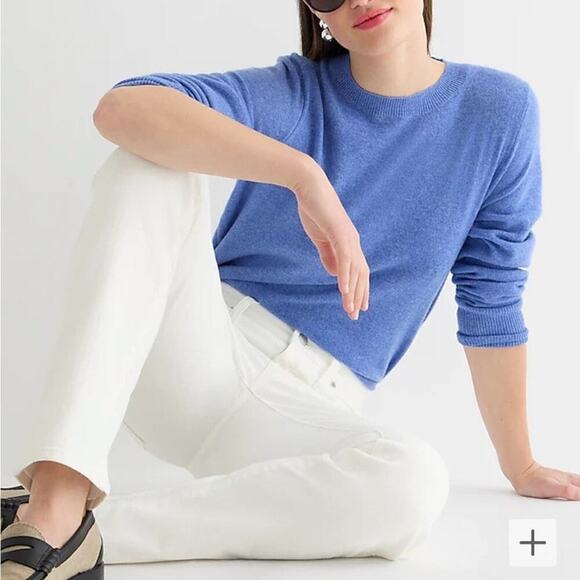 J. Crew Womens Jeans 28 Tall White 9” Mid Rise Slim Straight Leg Stretch BQ306 - Picture 2 of 7